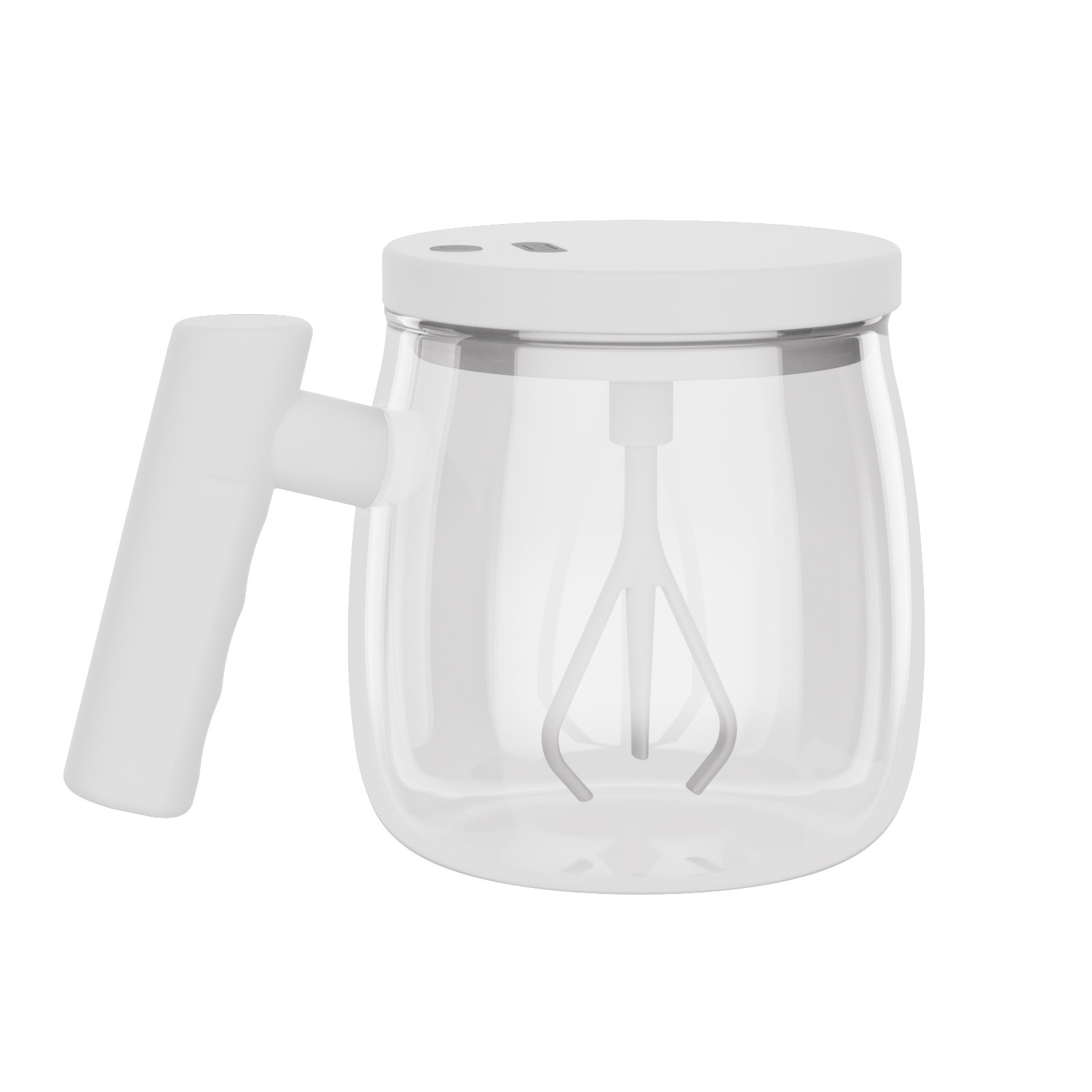 Cross-border Amazon electric glass automatic mixing cup, portable coffee cup, office glass inner liner mug Item Picture