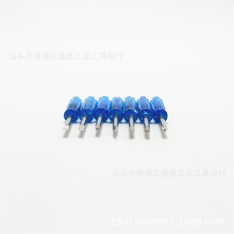 45mm long transparent blue 2.0 cross-shaped mini screwdriver for toy mobile phone repair screws Application Scenario