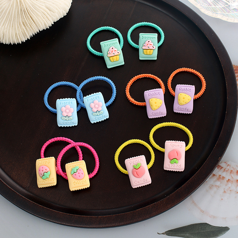 Children's rubber bands are not harmful to hair, have good elasticity, are cute headwear, baby headbands, girls' hair ties, and little girls' hair accessories Specification drawing