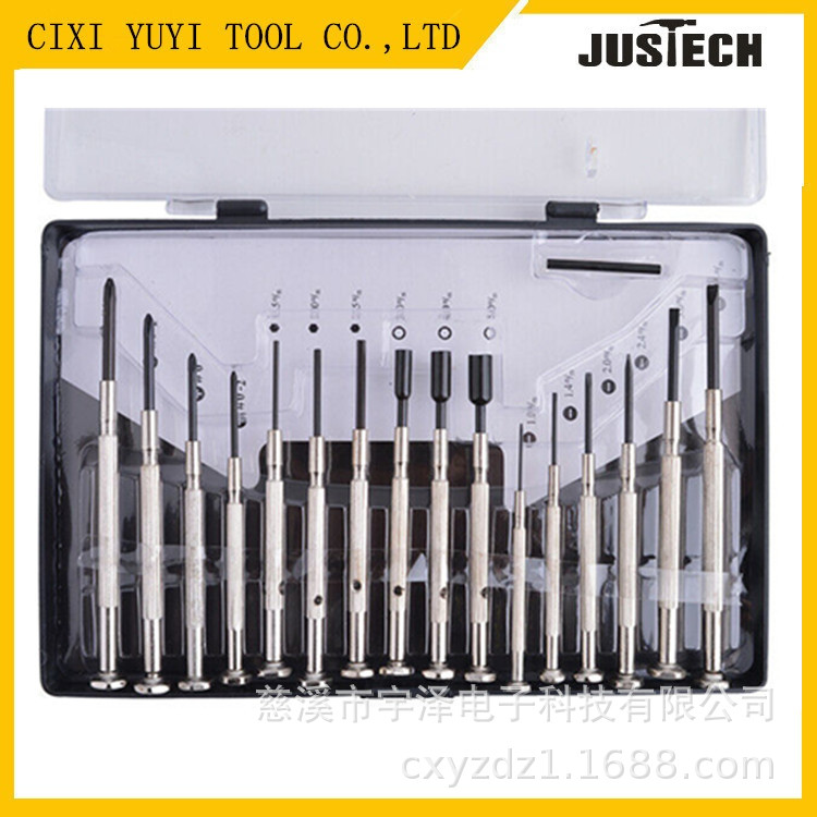 6-piece watch screwdriver set, 11-piece watch screwdriver set, 16-piece watch screwdriver combination Item Picture