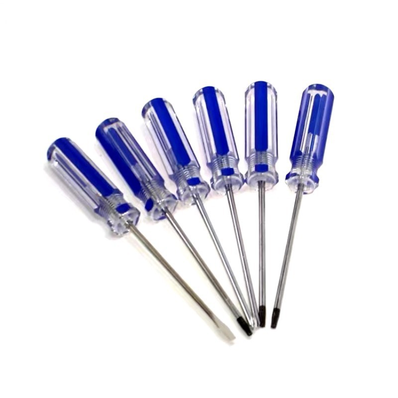 Supplier of blue striped screwdrivers, crystal transparent magnetic tools, notebooks, tablets, repair kits and hardware Item Picture