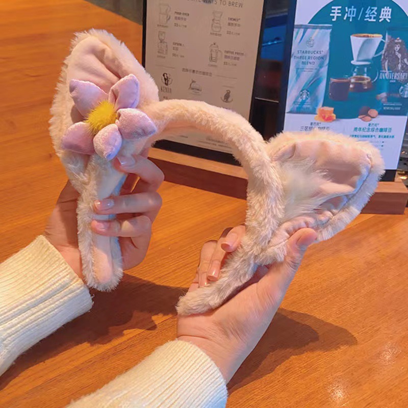 The same style of Lina Belle hair band as Bai Lu, cartoon cute Shirley Rose headband, Garden photo hairpin headwear, hair accessories for girls details Picture
