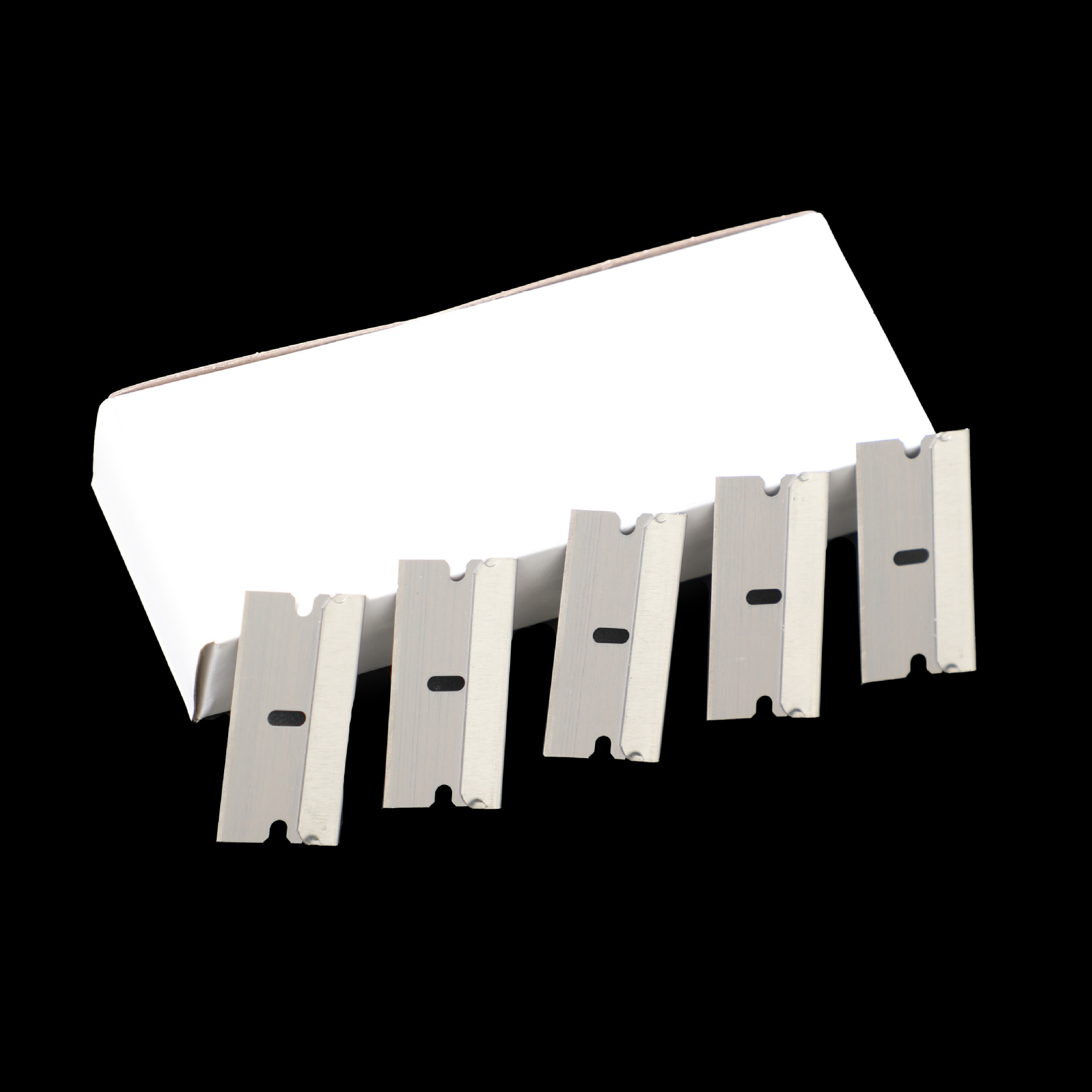 Wholesale glass glue removal and scraping blades, single-sided blades, security clip blades, car film cleaning scraper blades Specification drawing