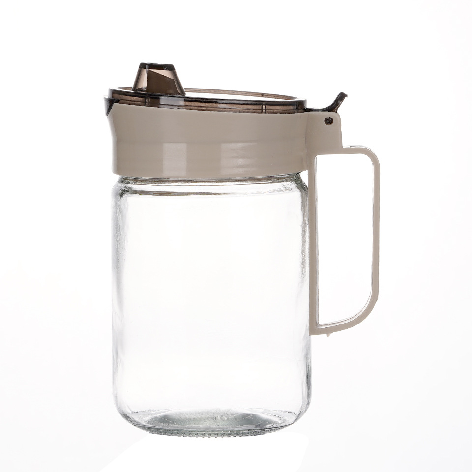 Glass gift, European-style oil pot seasoning jar set, kitchenware, presented by the community health center Item Picture