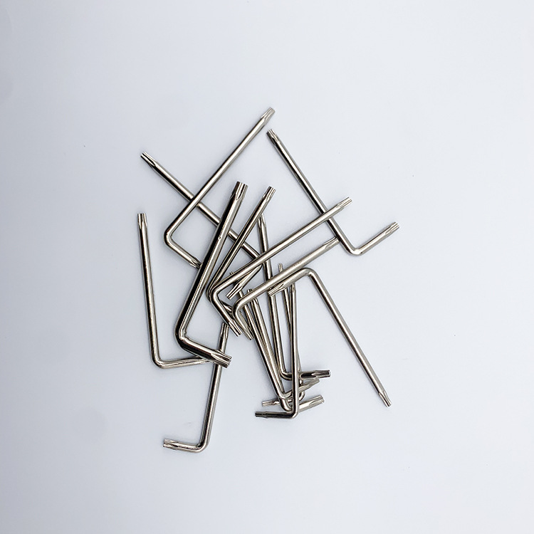 Factory direct sales of Plum Blossom T6, T8, T10, T15, T20, T25, T30 screwdrivers, L-shaped dual-purpose wrenches with holes and hardening full figure