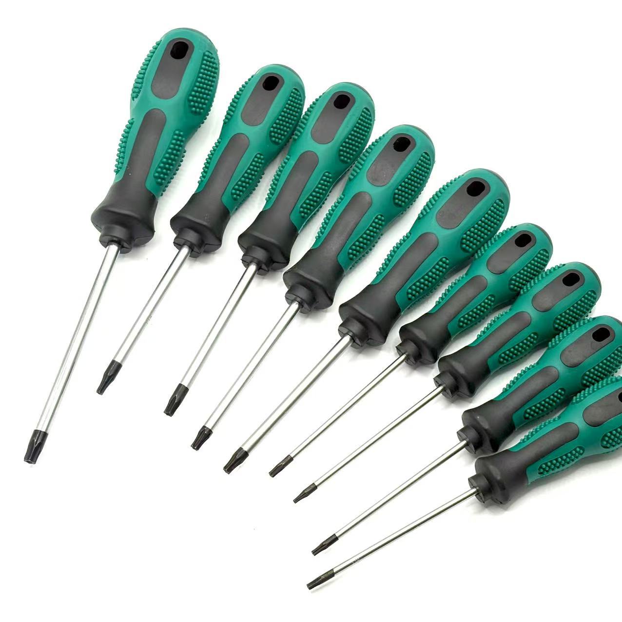 Plum blossom mid-hole screwdriver, star-shaped cross-shaped hexagonal screwdriver with hole, industrial screwdriver T8, T10, T15, T20, T30 precision Item Picture