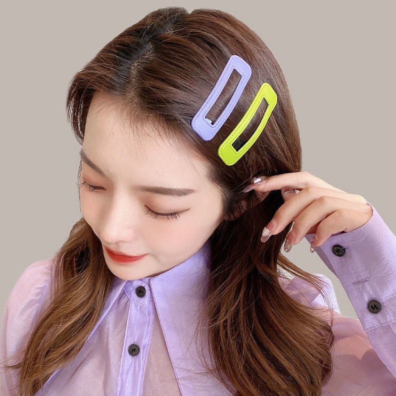 Wholesale of 2022 popular broken hair clips, BB clips, side clips, candy-colored bangs, forehead clips, hair clips, and hair accessories for the back of the head Item Picture