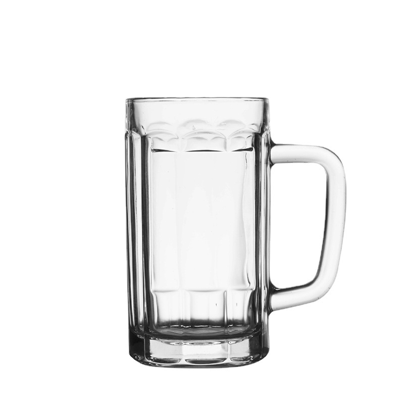 Green apple transparent glass draft beer cups, beer mugs, tea cups, juice cups, water cups, glass cups wholesale with logo printing Item Picture