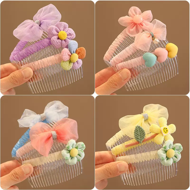 Hair clipping tool for girls: Hair clips for girls, headwear for girls, bangs for babies, hair clipping comb for summer full figure