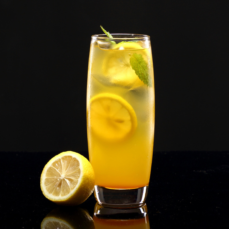 Green apple Disa water cup, heat-resistant glass water cup, juice drink cup, whisky cup, household water ware set Specification drawing