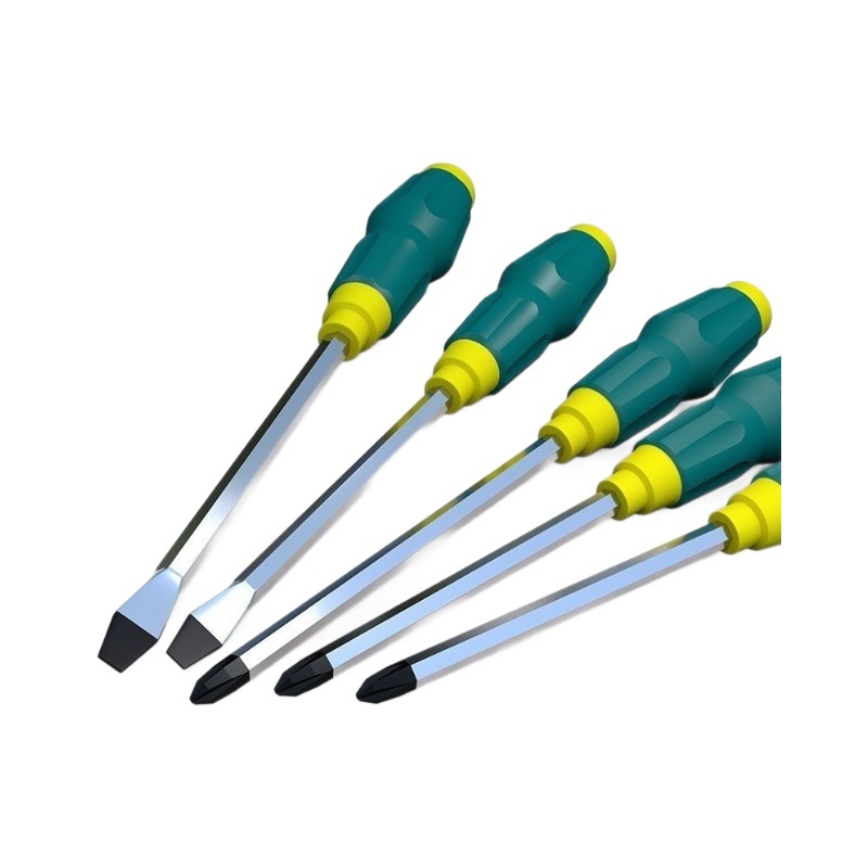 A 4-inch to 12-inch cross-shaped strong magnetic flat-head screwdriver screwdriver can be used to strike through screwdrivers Item Picture