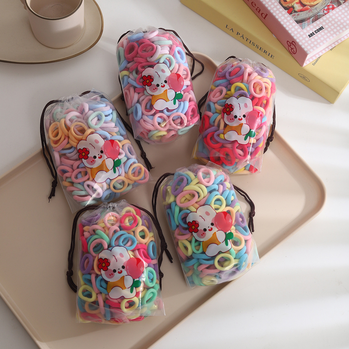 Cute, high appearance level, no hair damage, hair tie, children's hair band, wool, rubber band, baby hair tie, towel band, hair accessory full figure