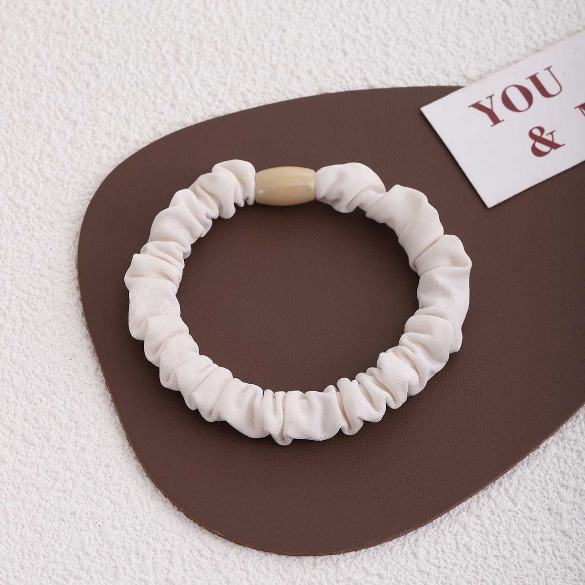 Korean-style fabric small intestine hair band, girlish DIY handmade hair accessory, headwear material, cute hair tie band Specification drawing