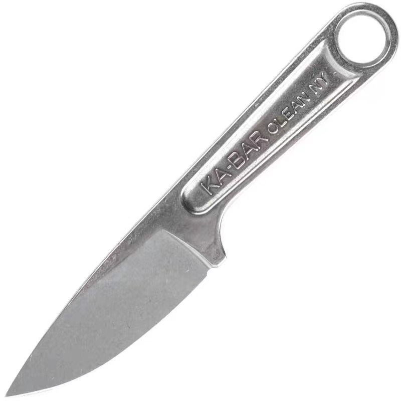 A portable outdoor multi-functional stainless steel knife with a knife cover for survival in the wild undefined