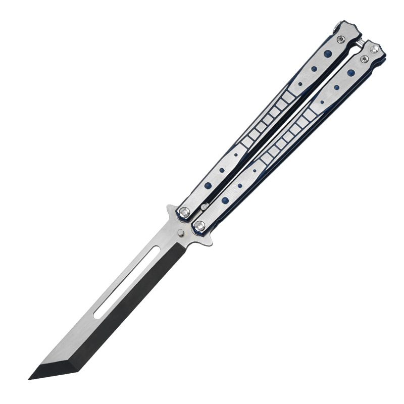 Factory wholesale of uncut butterfly samurai practice knives, folding training, butterfly comb game toys, and swinging knives undefined