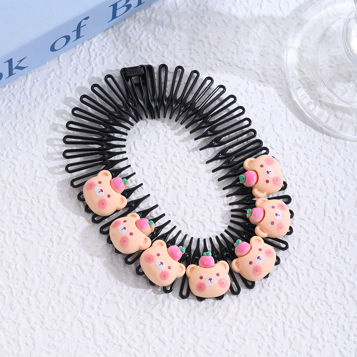 Children's hair clips, a magic tool for organizing broken hair on the forehead, bangs hair accessories, baby girl hair combs, and hair clips at the back of the baby's head details Picture