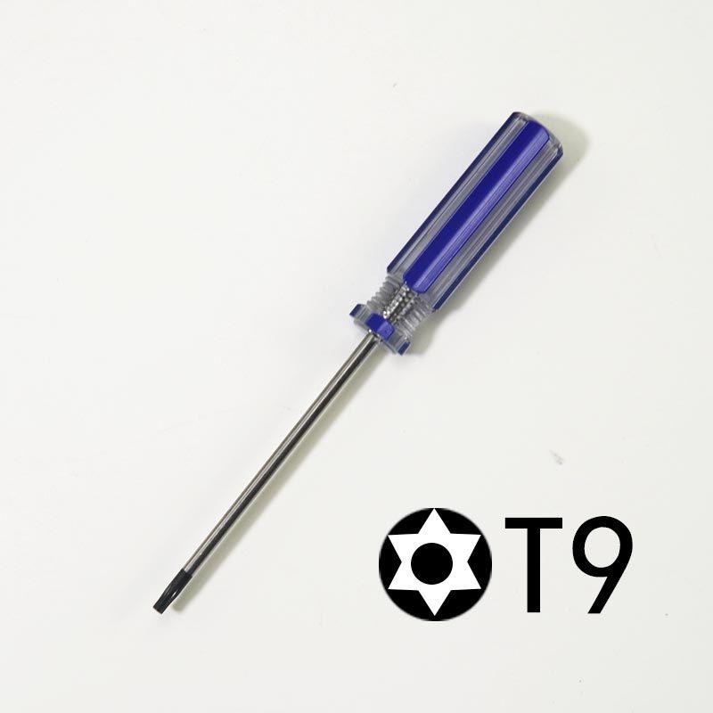 A manual T8/9/10 screwdriver with holes and a plum blossom type is suitable for the xbox360 game console with an external hexagon socket Specification drawing