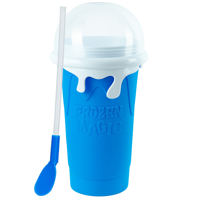 Amazon Home Smoothie Cup, Summer Shaker Smoothie Cup, Pinching Cup, One Pinch to become an ice cup, a popular refrigerated cup Item Picture