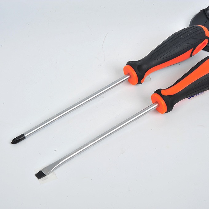 34,568 inch multi-specification chromium-vanadium steel dual-color sword bar handle screwdriver set full figure