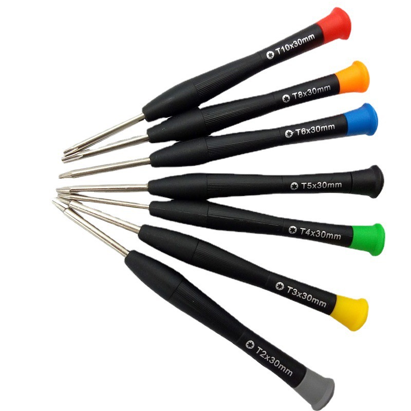 Precision mini disassembly 2.0 small screwdriver Hexagonal plum blossom T2 T3 T4 T5 T6 mobile phone repair tool Item Picture