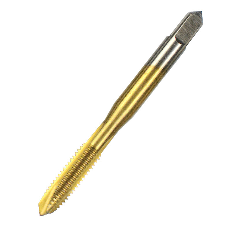 HSS6542 high-speed steel machine uses titanium-coated helical tip taps and taps for M2-M16 through holes Item Picture