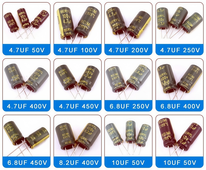 电解电容10UF 400V电容器8*12 8*13 10*13 10*16详情2