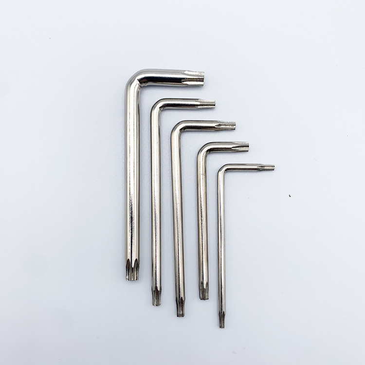 Factory direct sales of Plum Blossom T6, T8, T10, T15, T20, T25, T30 screwdrivers, L-shaped dual-purpose wrenches with holes and hardening details Picture