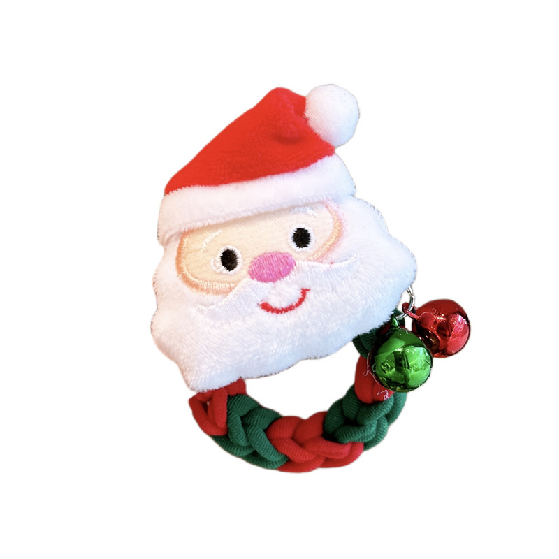 Christmas hair accessories, children's hair bands, hair ties, rubber bands, new thickened high-elastic Christmas tree hair ties for girls Item Picture