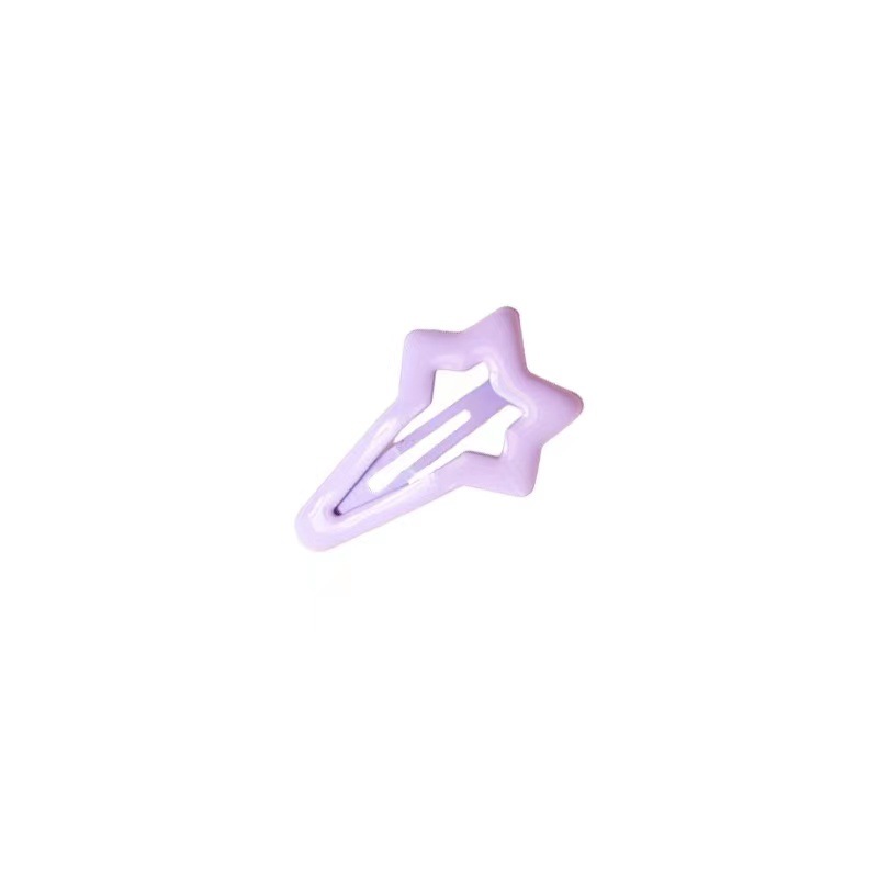 Baby girl bb clip, five-pointed star hairpin headwear, 2023 new style, popular baby bangs clip, children's forehead hairpin Item Picture