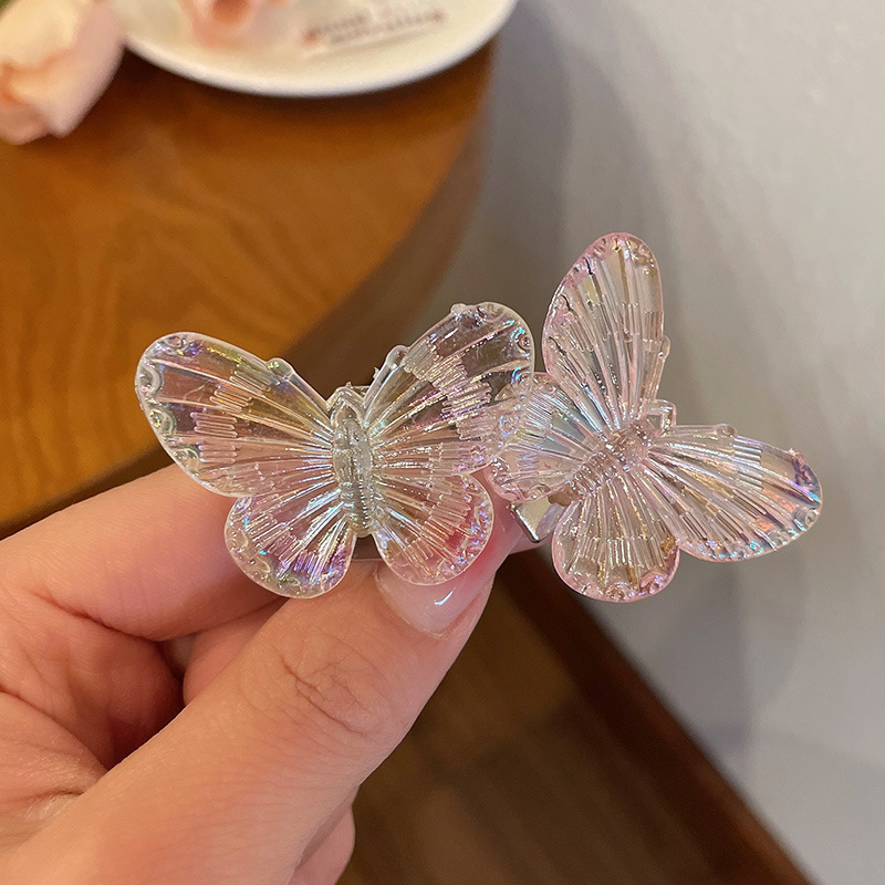 Sweet plastic mermaids, butterfly hair clips, fairy side clips, broken bangs clips, duckbill clips, hair accessories and headwear Specification drawing