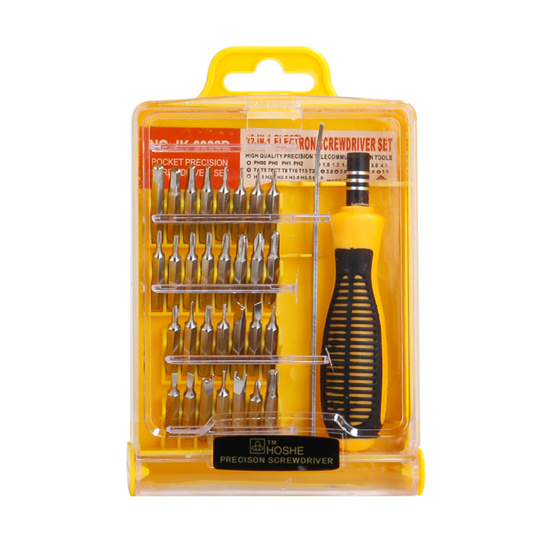 Telecommunication clock disassembly and repair mobile phone disassembly tools 32-in-1 multi-purpose screwdriver set undefined