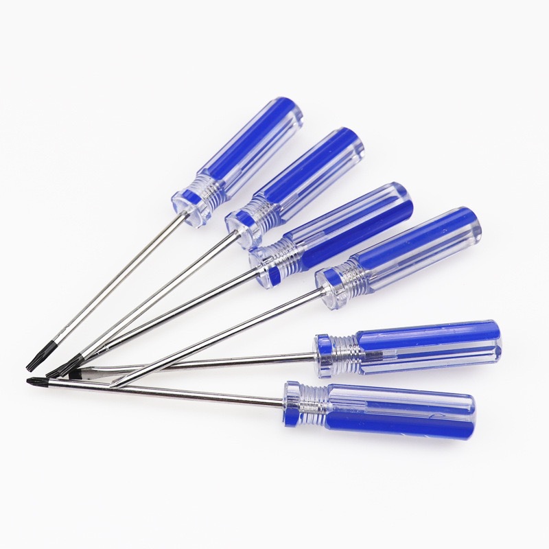 The manufacturer of game console disassembly and hardening with holes and external hexagonal screwdrivers supplies 3mm crystal handle cross-head screwdrivers undefined