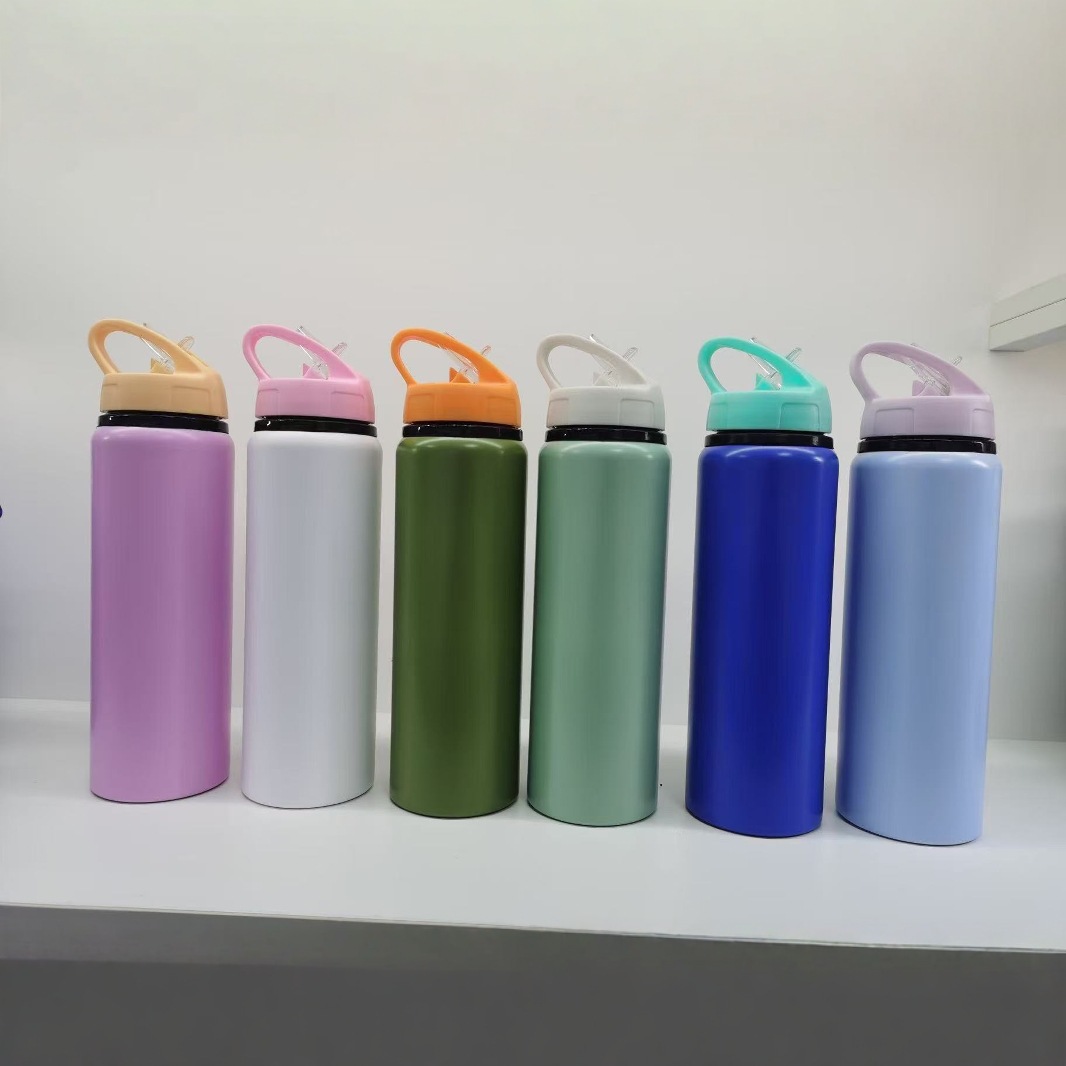 Cross-border best-selling single-layer stainless steel sports water bottle with hand-held lid, American-style large mouth, portable for outdoor mountain climbing and travel Specification drawing