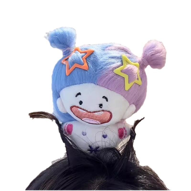 Toothless cotton doll, funny hair band, cute little doll headband, 2024 new style self-made toy hair clip and hair accessory Item Picture