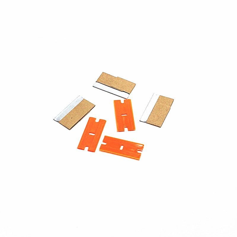Plastic and metal single-sided security blades, mobile phone repair tools, car window tinting, lens and glass cleaning manufacturers supply Item Picture