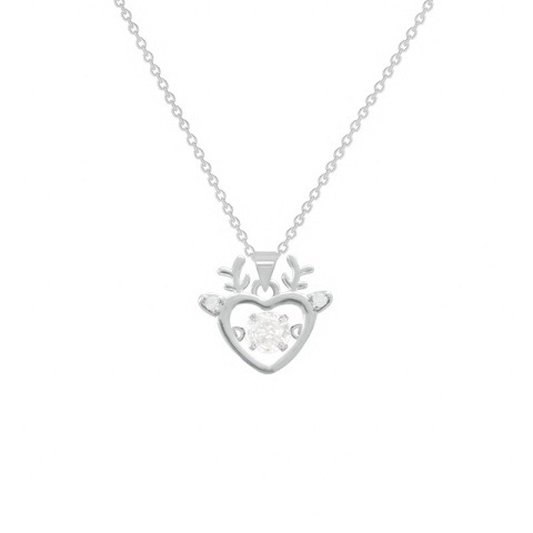 Titanium steel non-fading, dynamic necklace, simple and elegant for women, four-leaf clover collarbone chain, niche design sense necklace accessory Item Picture