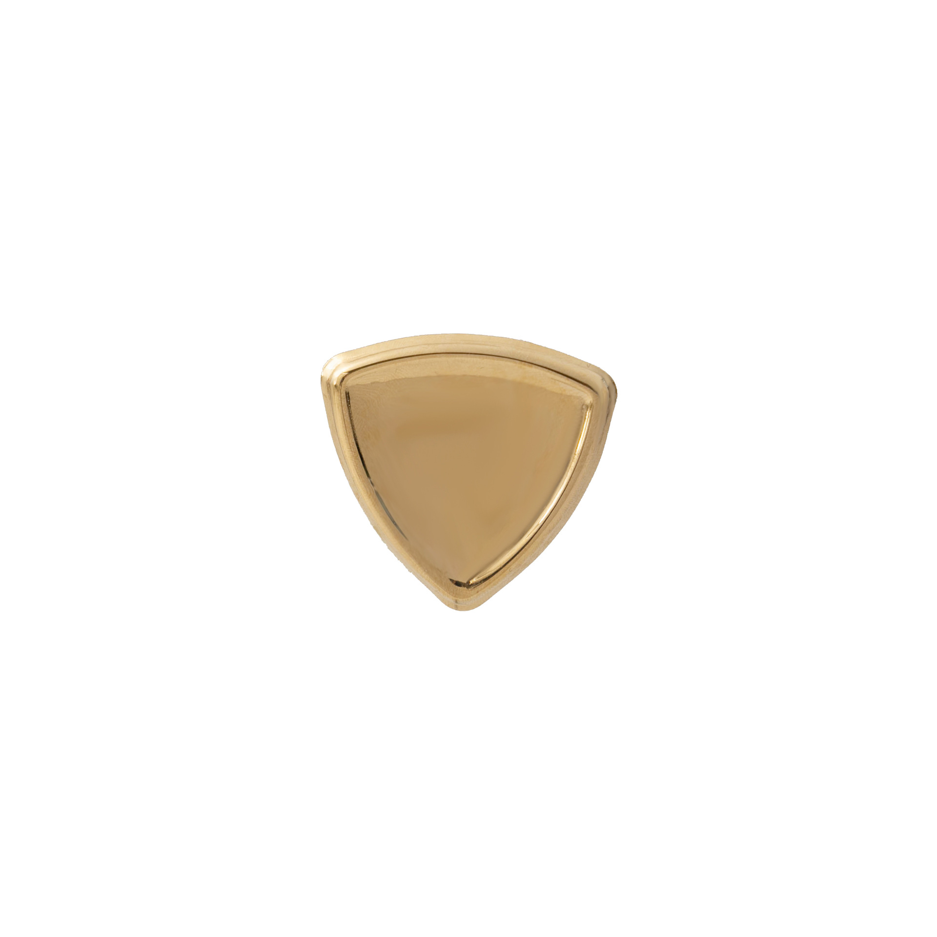 European and American retro metal geometric brooch, light luxury, simple, niche and high-end design sense triangular clothing accessories Item Picture