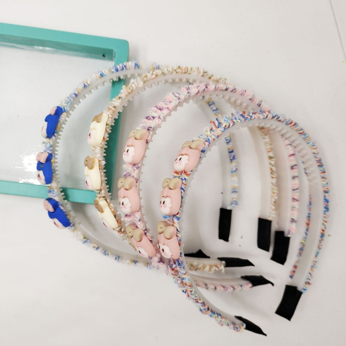 New hairband for girls, children's hair accessory, hairpin, braided hair, broken hair, little girl hairpin headwear, cute headband Specification drawing
