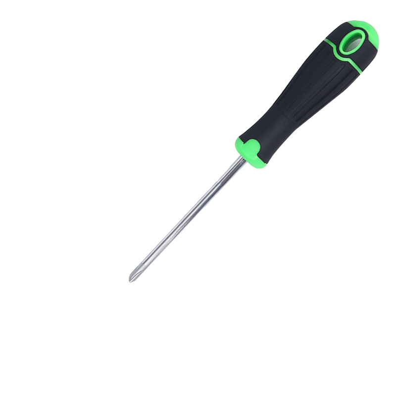 Factory direct supply of chromium-vanadium steel screwdrivers with green handles wholesale, cross and straight alloy steel manual screwdrivers, hand tools undefined