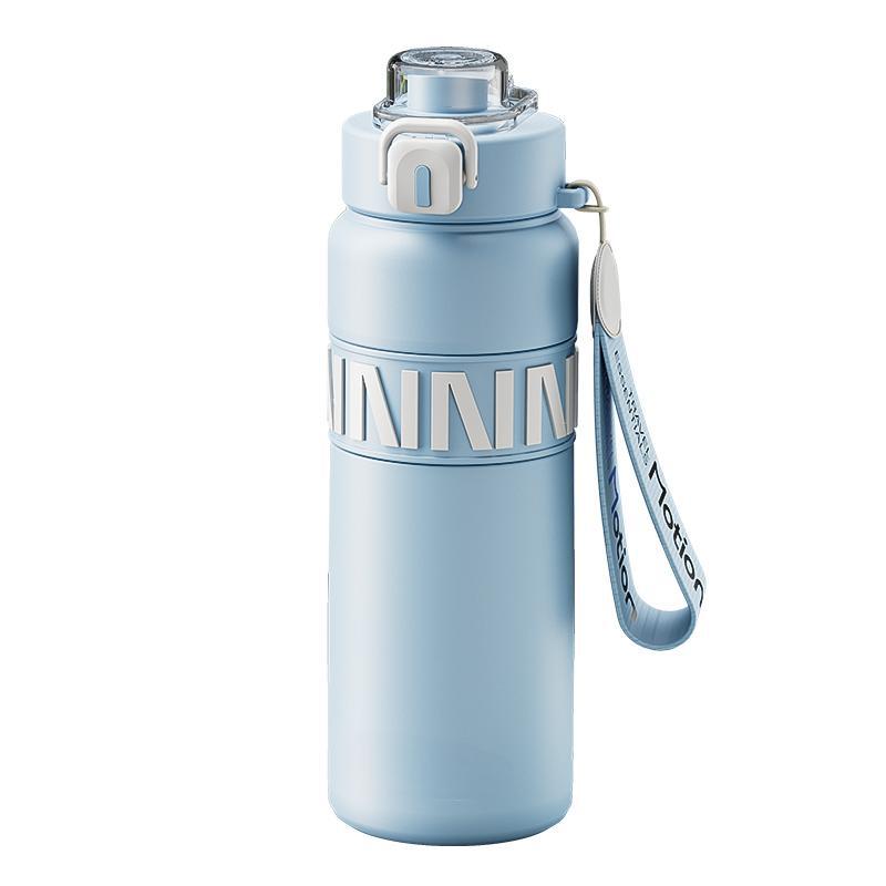 Wholesale of new 316 stainless steel insulated cups, one-lid double-drinking sports cups, outdoor large-capacity portable drawstring water cups Item Picture