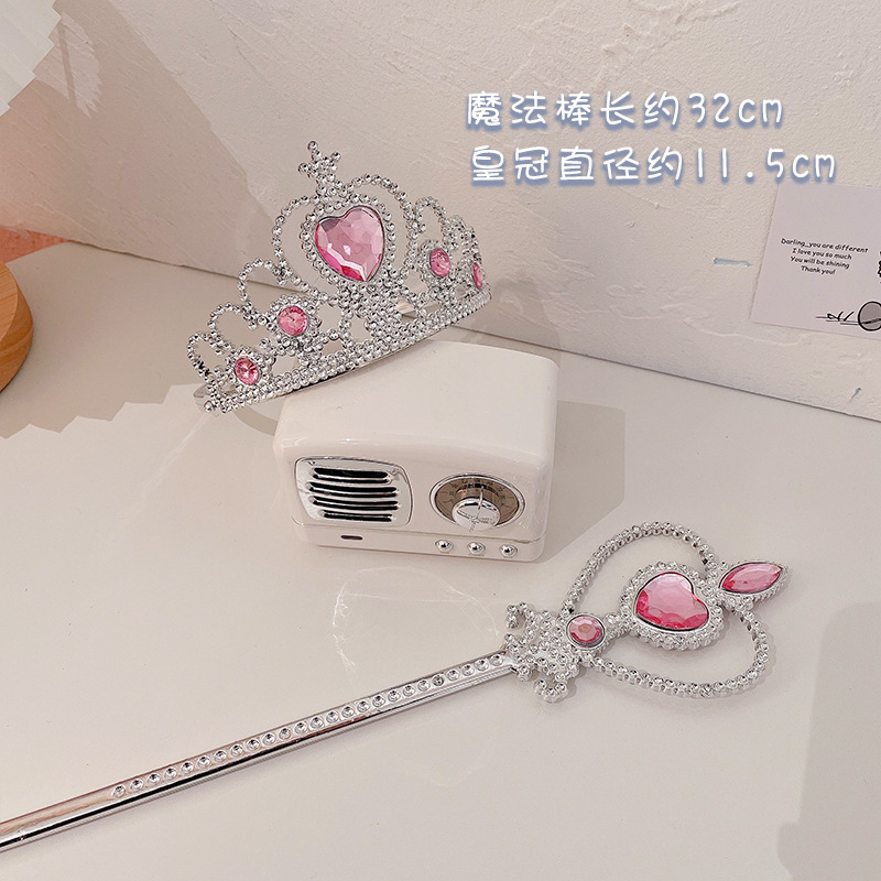 Frozen Princess Hair accessory, children's crown Magic wand gift, birthday present, Elsa Princess hair band, hair clip for girls Application Scenario