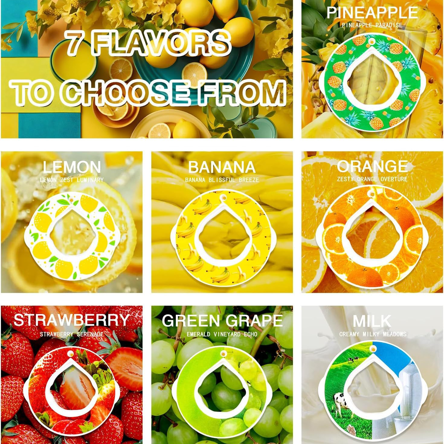 The original manufacturer of the 2025 new playful cup, a gradient water cup with 0 sugar and 0 calories and 7 fragrance rings Specification drawing