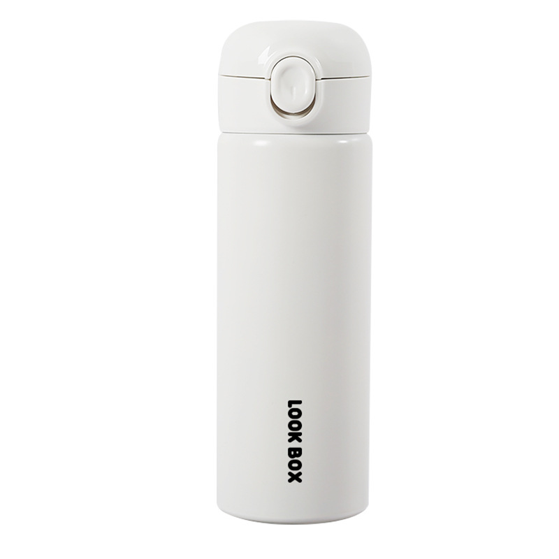304 stainless steel insulated cup, high appearance level, direct drinking solid color sports water cup, simple children, students, household cup Item Picture