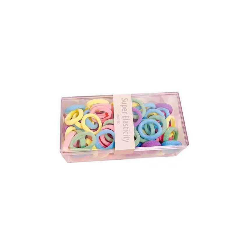 Children's rubber bands, girls' hair ties, high appearance level, girls' hair won't hurt, babies' braids, hair ties, girls' ponytails, rubber bands and rubber rings Item Picture