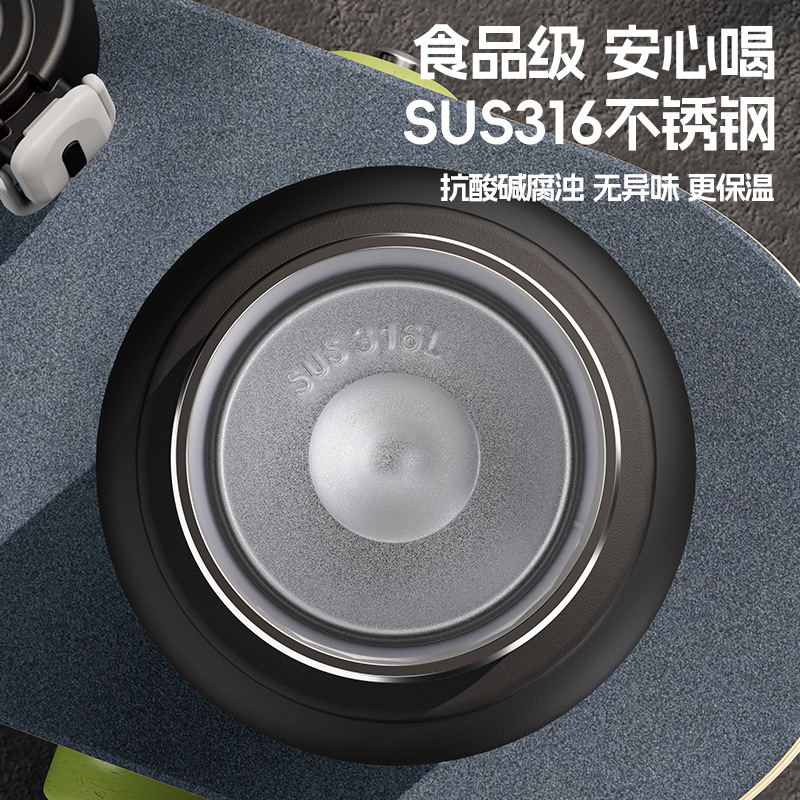 Wholesale of new 316 stainless steel insulated cups, one-lid double-drinking sports cups, outdoor large-capacity portable drawstring water cups Application Scenario
