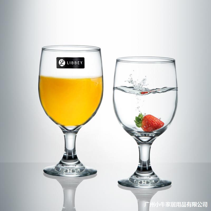 Libbey Ambassador water cups, beer mugs, banquet high-footed juice cups, LOGO printable manufacturer wholesale cross-border details Picture