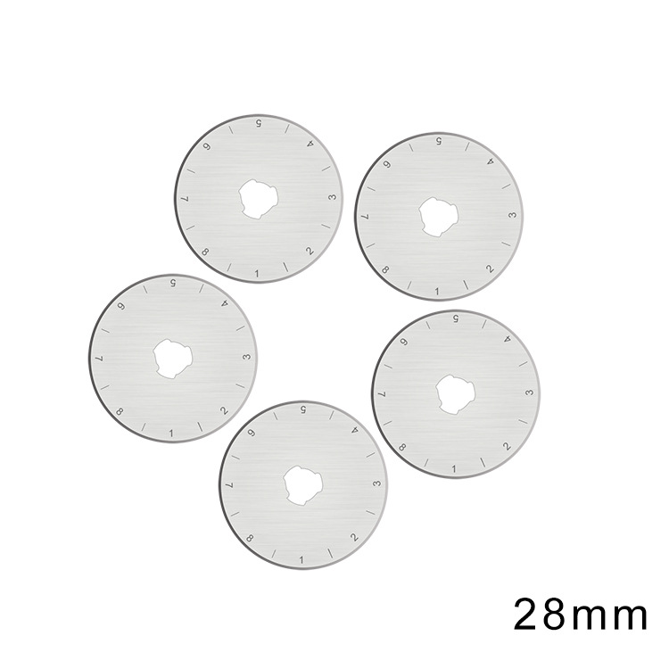 Youdaoplaceholder0 sawtooth blade, dotted line knife, fabric cutting blade, wheel knife, handle accessory, 45mm blade, fabric cutting circular knife undefined