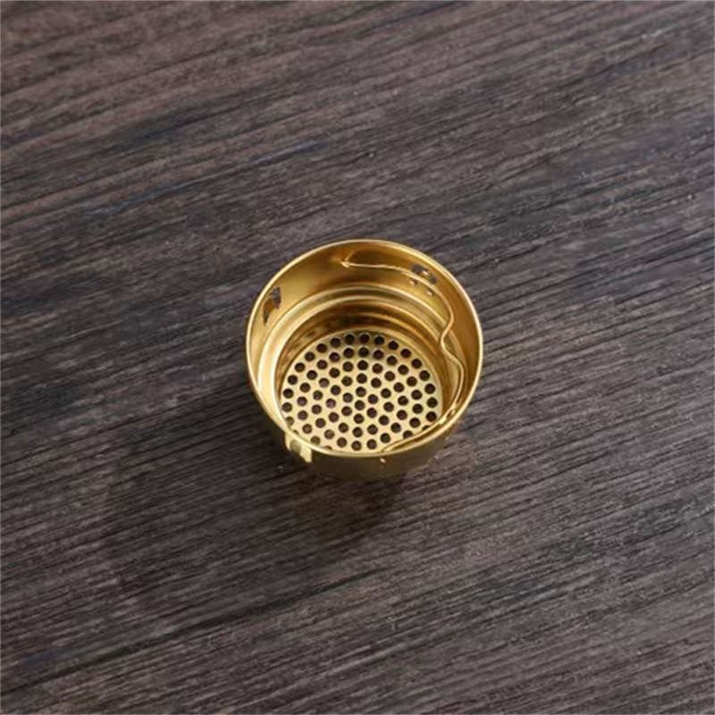 High-end business titanium-covered insulated cups with high appearance standards, portable colored ice flower titanium cups with hammer patterns and a high-end feel, gift water cups details Picture