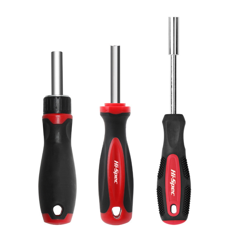 Screwdriver tip handle multi-functional screwdriver set, ratchet handle screwdriver 6.3mm factory direct sales Item Picture