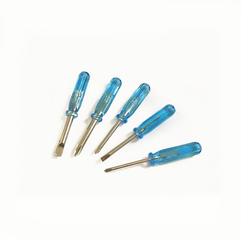 Transparent blue 2.0 cross-shaped mini screwdriver, 1.6mm cross-shaped crystal screwdriver, toy delivery screwdriver Item Picture